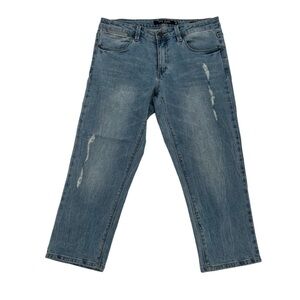 Max Distressed Crop Denim Jeans Size 10 Women’s